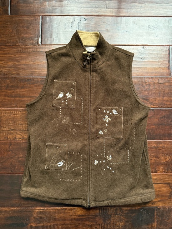 Northern Reflections Jackets & Blazers - Northern Reflections Embroidered Bird Fleece